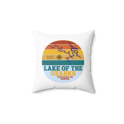 Lake of the Ozarks-Spun Polyester Square Pillow