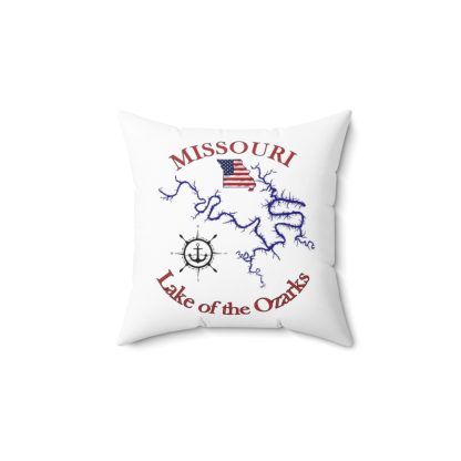 Missouri Lake of the Ozarks-Spun Polyester Square Pillow