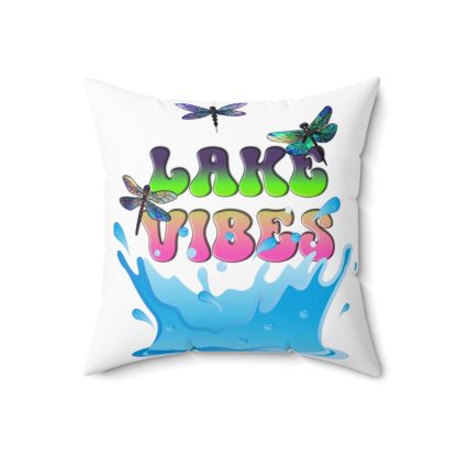 Lake Vibes-Spun Polyester Square Pillow