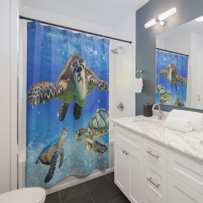 Beach Decor Sea Turtle-Shower Curtain