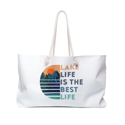 Beach Bag - Lake Life Print