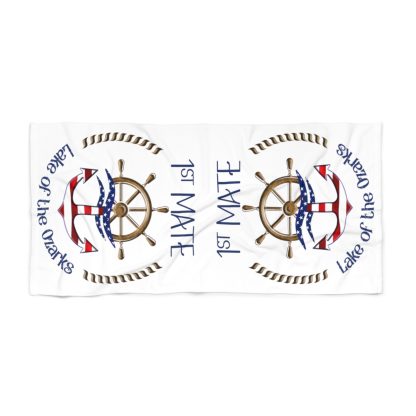 1st Mate Lake of the Ozarks-Beach Towel