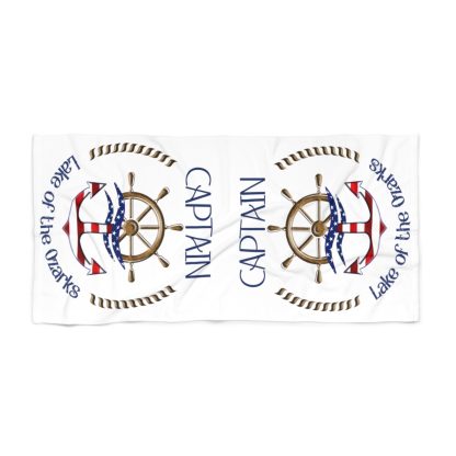 Captain Lake of the Ozarks-Beach Towel