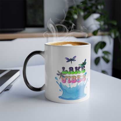 Lake Themed - Lake Vibes Color Changing Coffee Mug, 11oz