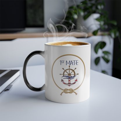 Lake Themed - 1st Mate Color Changing Coffee Mug, 11oz